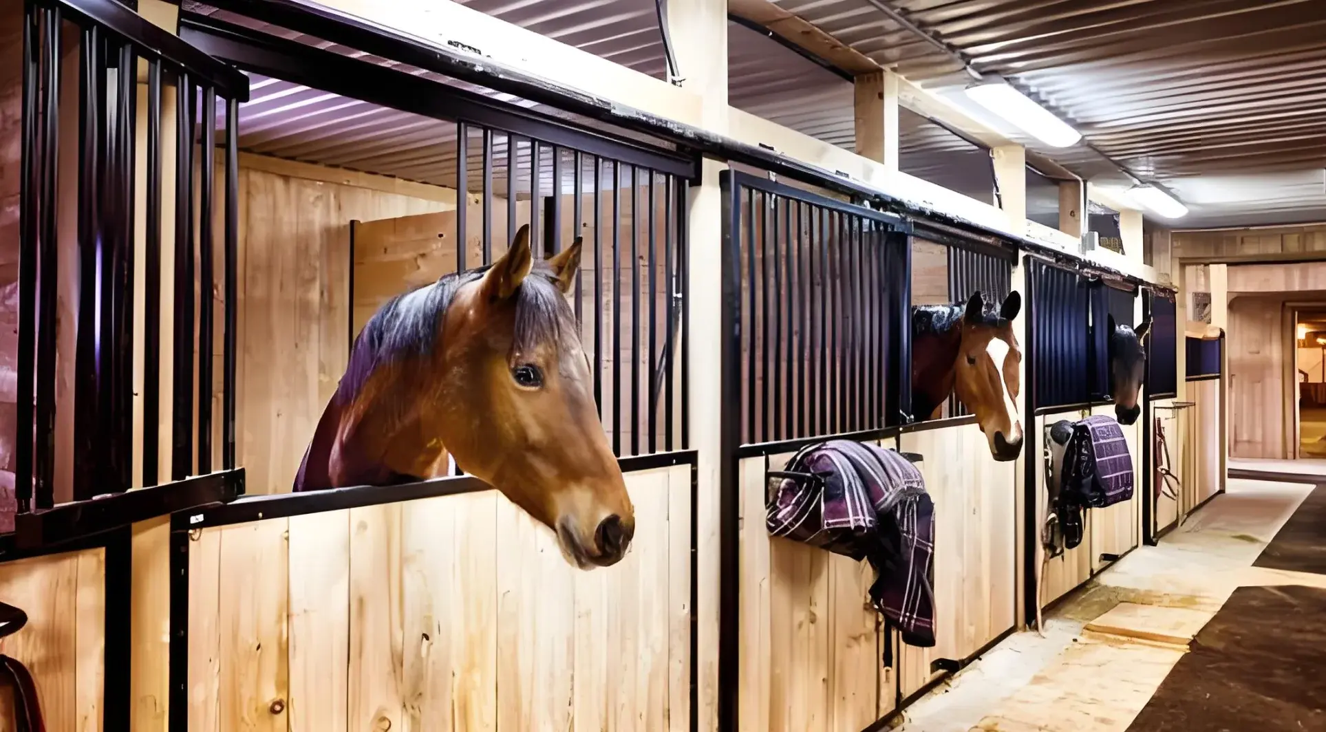 Strong stable made in China superb craftsmanship durable used in horse farm Simplicity of shape and atmosphere horse housing