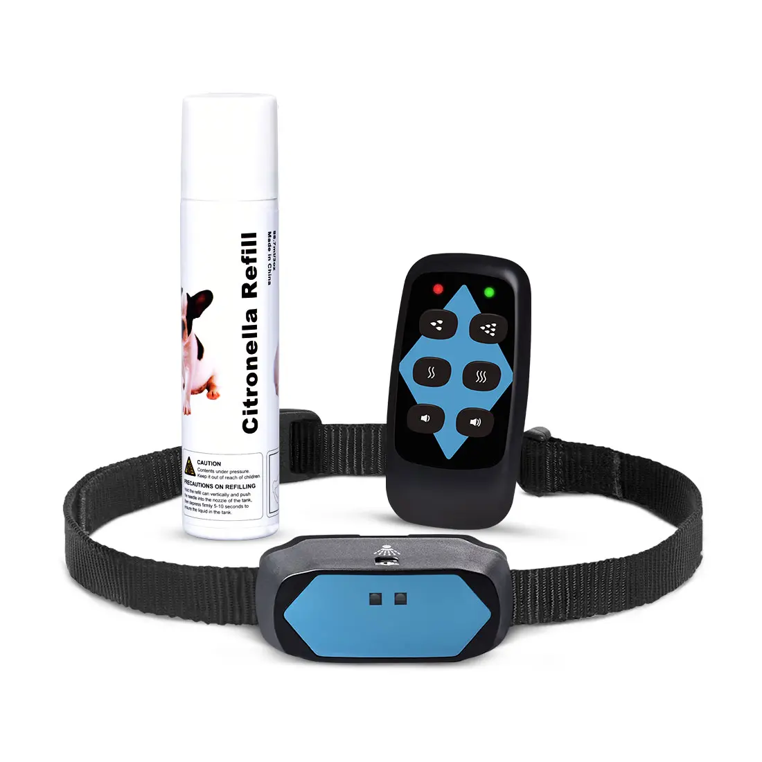 2023 Pet Products Remote Dog Training Collar Waterproof Rechargeable Spray Anti Barking Device Trainer for Dogs