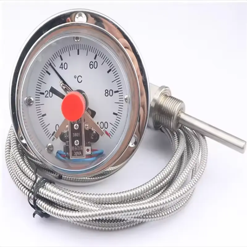 Electric Contact Pressure Type Thermometer, Transformer, Remote Thermometer for Boiler Use