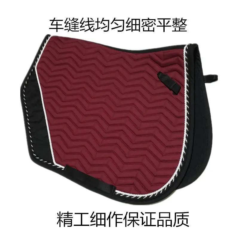 Saddle pads, equestrian supplies, red, blue, dark green shock-absorbing non-slip breathable sweat drawer
