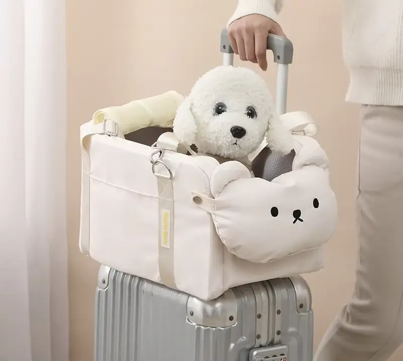 Multifunctional Pocket Soft Folding Pet Travel Tote Bag, Can Carry Pet Tote Bag, Large Capacity High Appearance Level