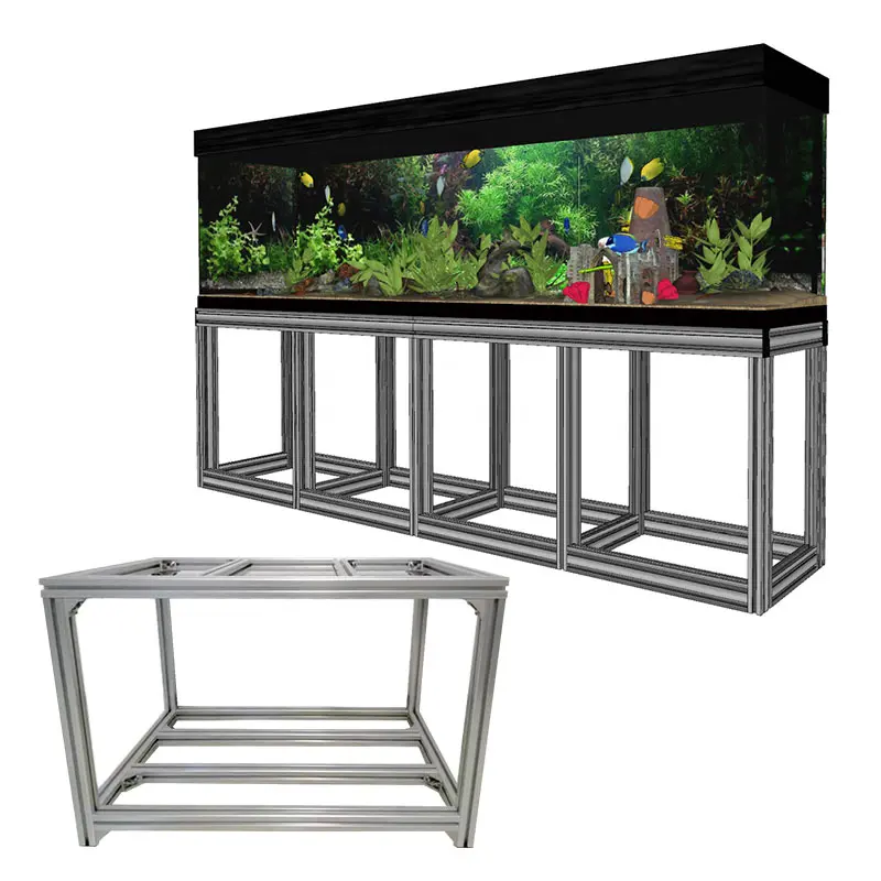 Fish Tank Wholesale Ecological Aquarium Glass Fish Tank Table Fiberglass Fish Farming Tank Aquarium With High Quality