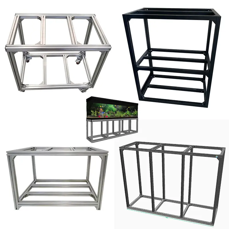 Fish Tank Wholesale Ecological Aquarium Glass Fish Tank Table Fiberglass Fish Farming Tank Aquarium With High Quality