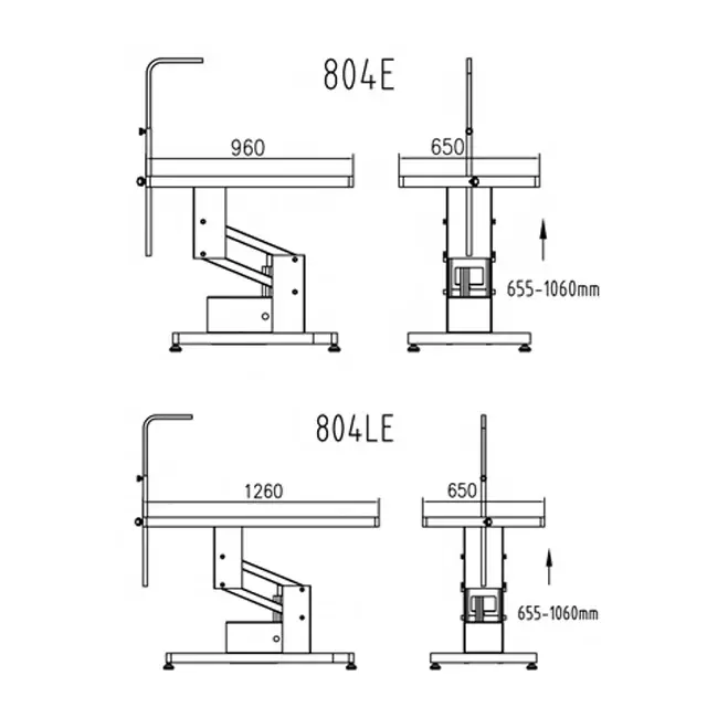 Hot Adjustable Dog Grooming Table Hydraulic Pet Grooming Table