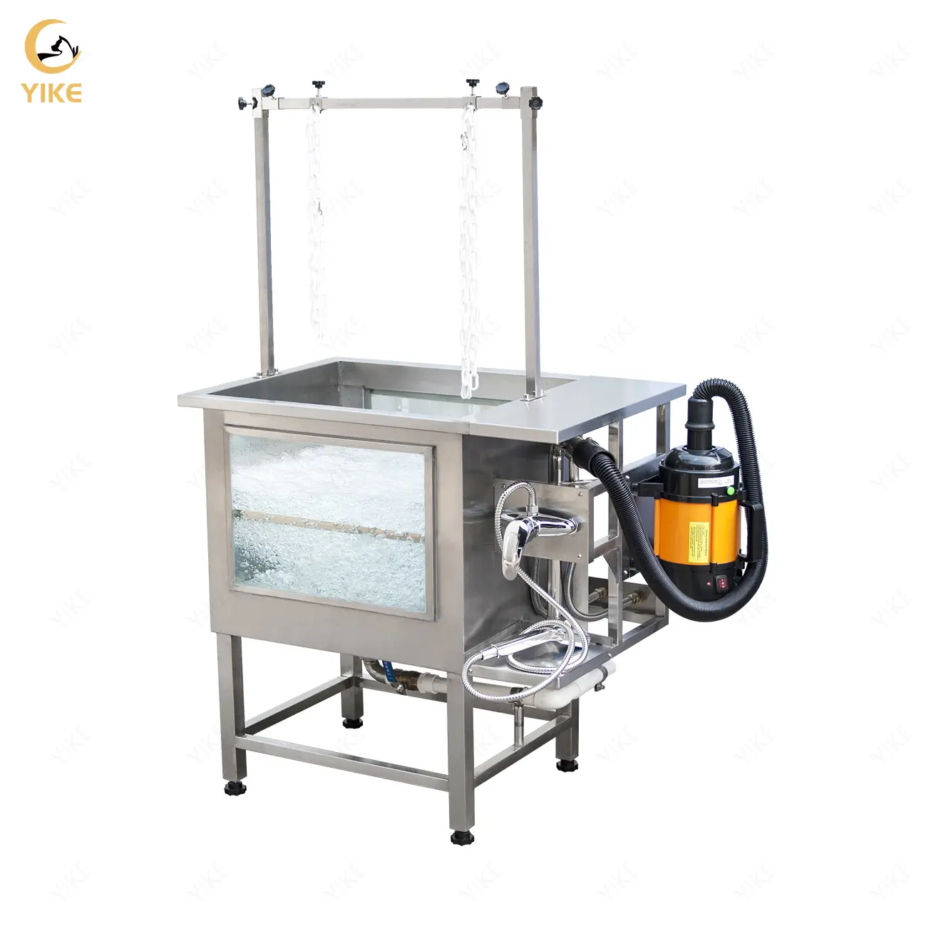 Pet Equipment Dog Shower Tub Pet Grooming Washing Station Bathing Pool Stainless Steel Dog Bathtub