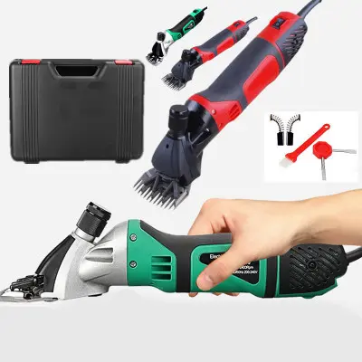 Speed Adjustable Electric 500W Sheep Hair Clipper Goat Wool Shearing Machine Animal Wool Cutting Machine for sale