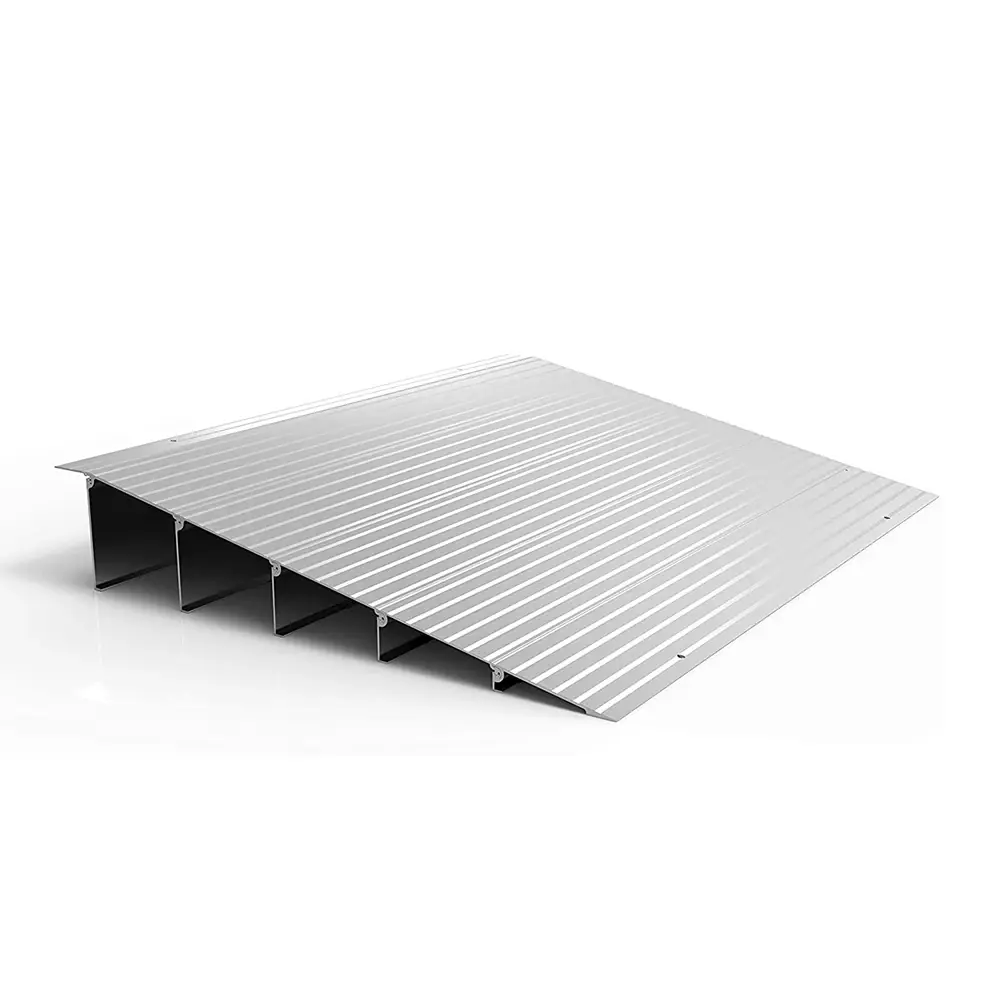Chinese Factory Hot Sale Aluminum 2 Inch Wheelchair Ramp for Home Entry Lightweight Portable Handicap Ramps