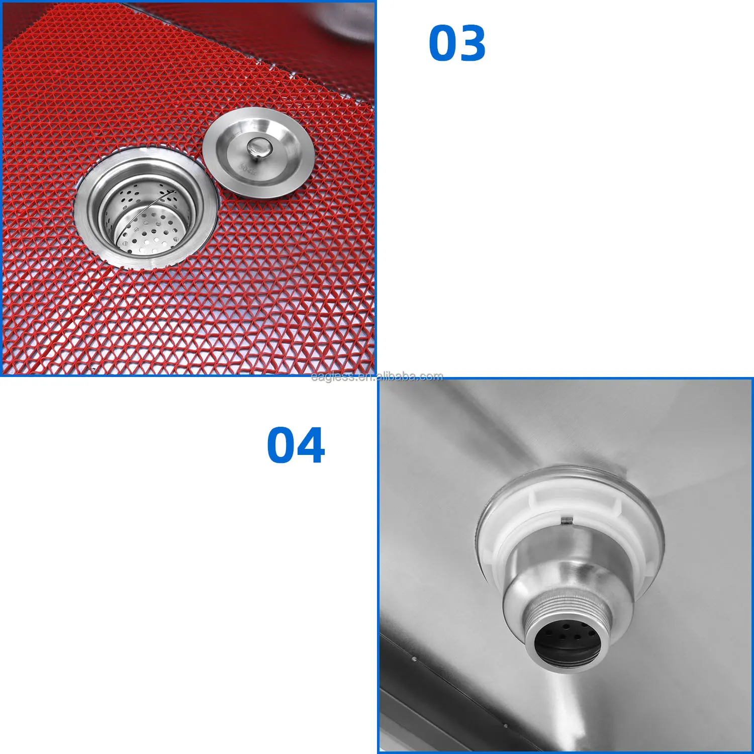 Multifunction Stainless Steel Pet Dog Grooming Bath Tub Washing Wash Station Bathtub Tubs