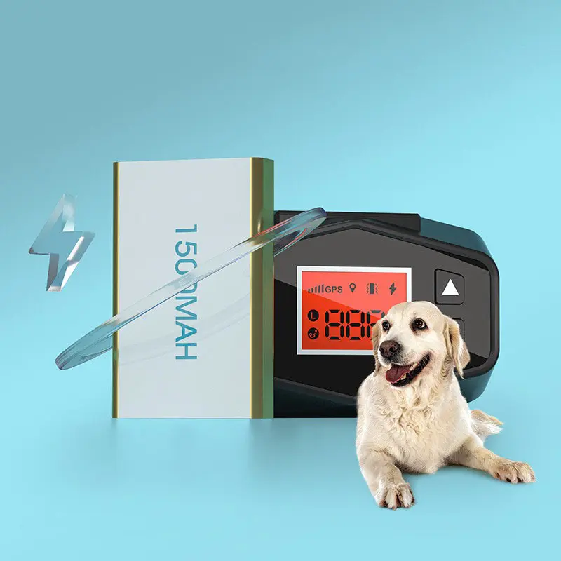 Pet Training Collar Outdoor Wireless GPS Electric Pet Dog Fence Rechargeable Dog Training Dog Shock Collar