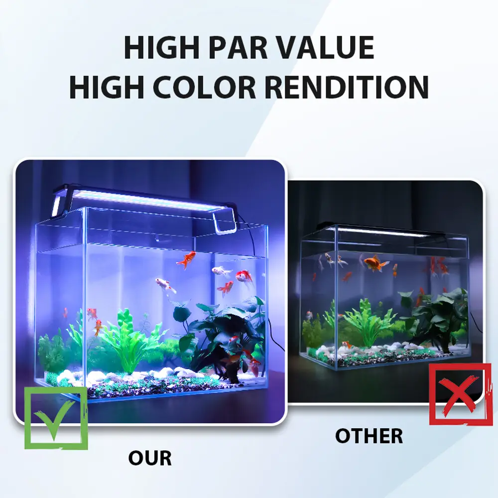 2021 New Smart Light Aquarium Led with 8 Channels Dimmable Led Aquarium Light for Water Grass From China Guangdong
