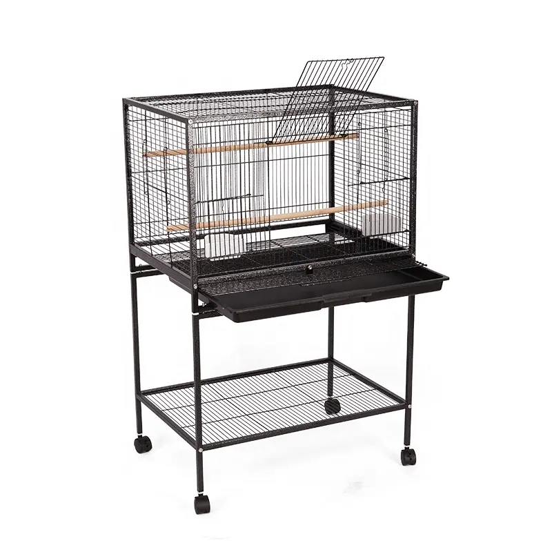 Bird Accessories 3-Layer Cages Stackable Bird Breeding Cage Simple Portable Canary Bird Cage