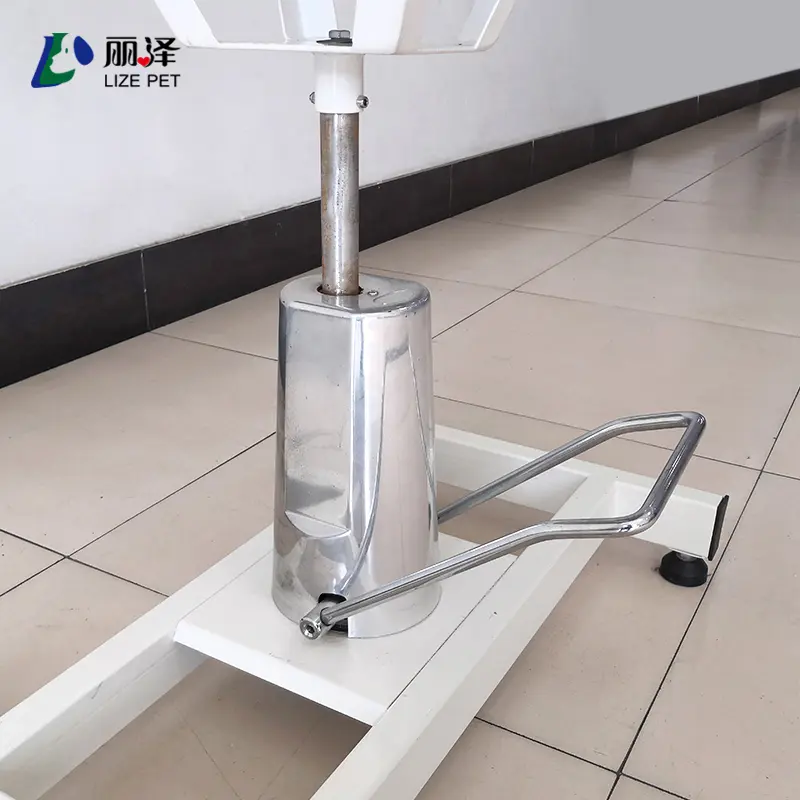Stainless Steel Round Table Hydraulic Lifting Pet Grooming Tables Puppy Grooming for Sale Pet Supplies Cat Beauty Table