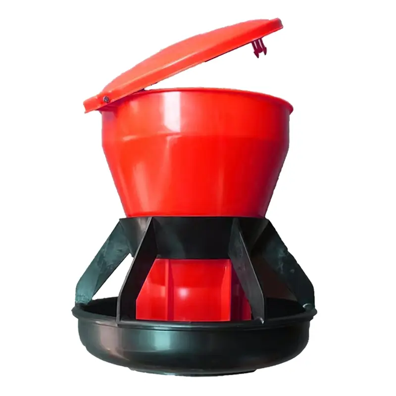 Adjustable Automatic Plastic Feeder Portable 5kg/15kg PP Pig Farming Equipment Used & New Feeder for Pigs