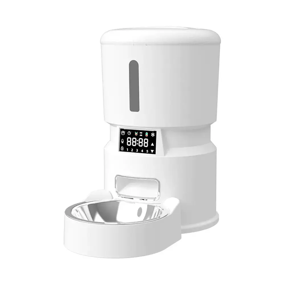 New Arrival Auto Smart Automatic Pet Electric Gravity Feeder Supplies 5G Dog Cat Station Wi-Fi Microchip Rfid Timer