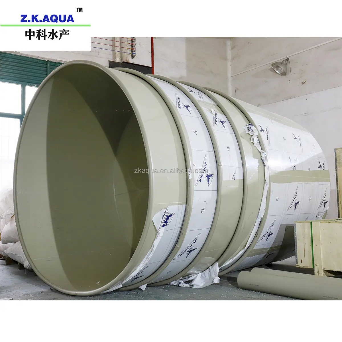 Factory Direct Supply Piscicultural PP Fish Tank Large Aquaculture Tanks