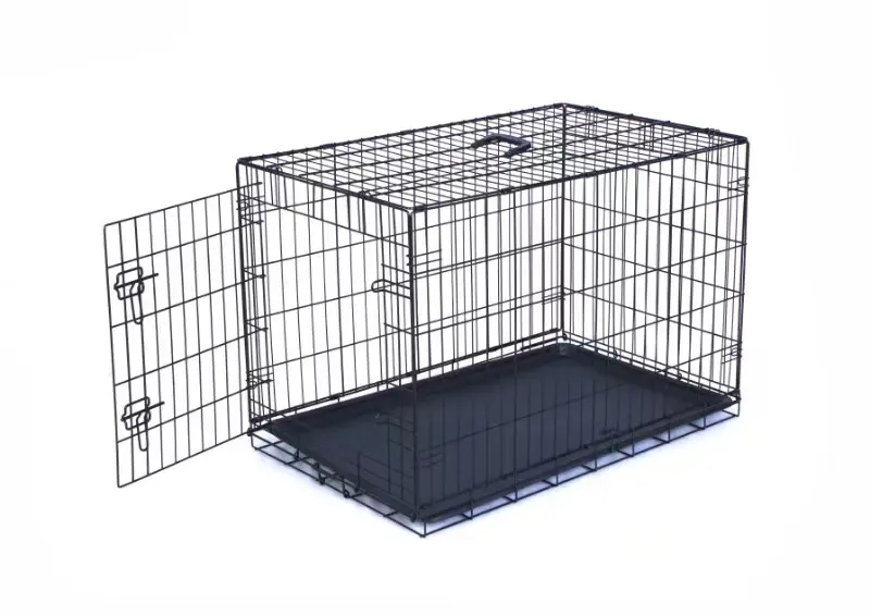 Factory Sales Manufacturer Black ColorLarge Dog Cages Metal Kennels, Dog Kennel, Dog Cage