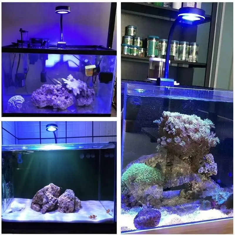 LED Aquarium Light - Coral Reef LED Fish Tank Light Saltwater Marine Nano Aquarium LPS SPS Lighting 18 Watts