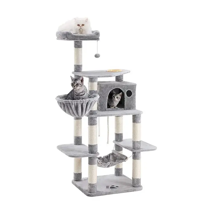 Cat Shelf Cat Scratcher Durable Sisal Rope Sleeping Tree Tower Endurable Eco-friendly Cat Shelf