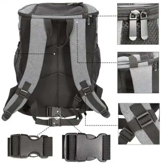 Pet Carrier Backpack Bag for Small Dogs Cats Puppies with Mesh Window