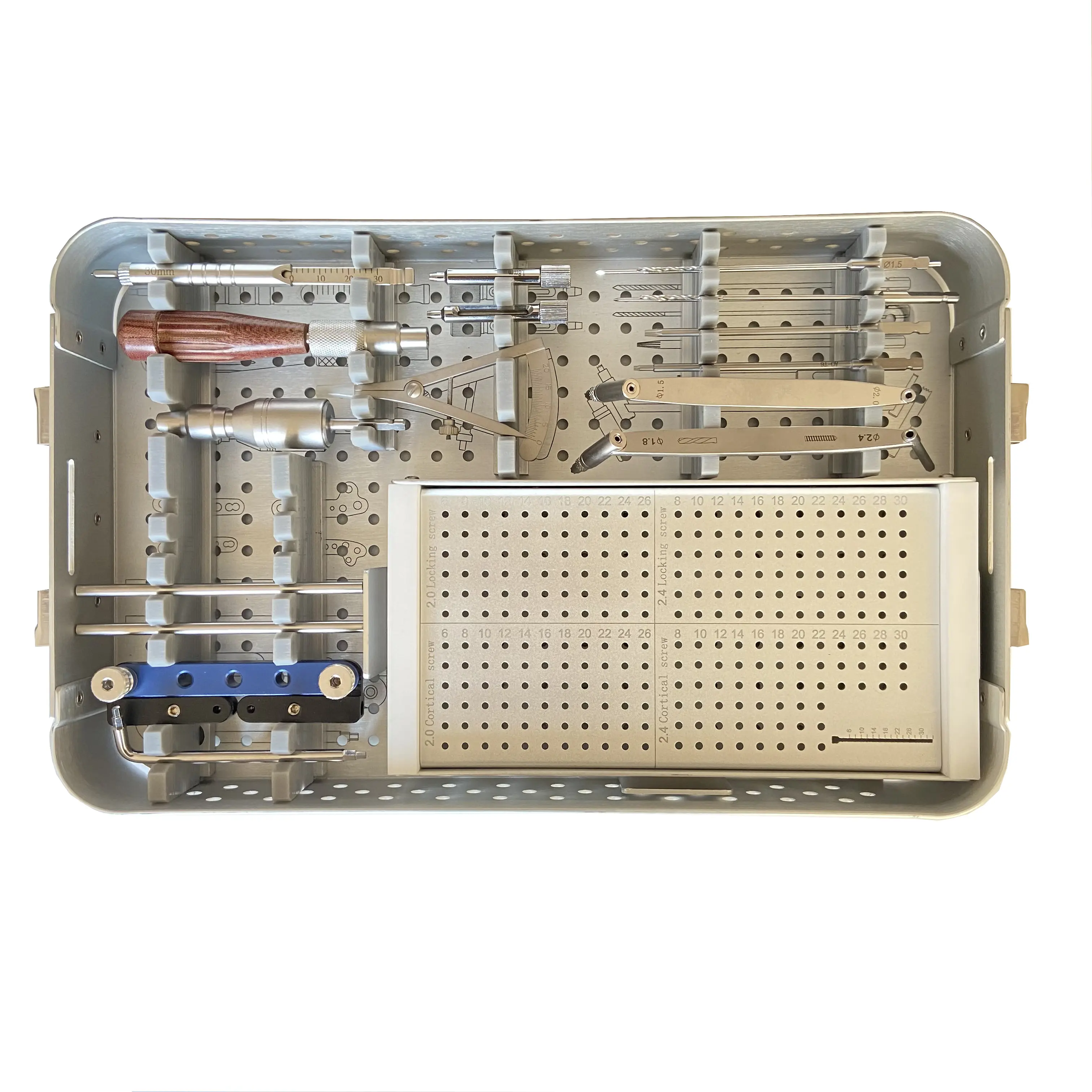 TPLO Locking Plate Instrument Kit Orthopedic Surgical Instruments for Pet Diagnostics and Treatment