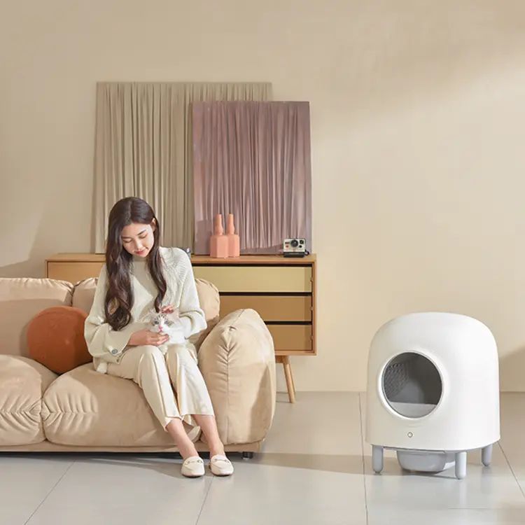 Automatic Cleaning Electric Automatic Cat Litter Pan Intelligent Cat Litter Box