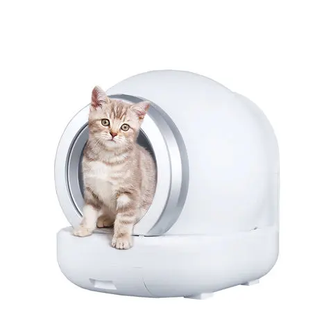 Luxury Large Capacity Smart Cat Litter Box Self-Cleaning and Convenient App Control High Pet Cleaning Up Automatic Cat Toilet