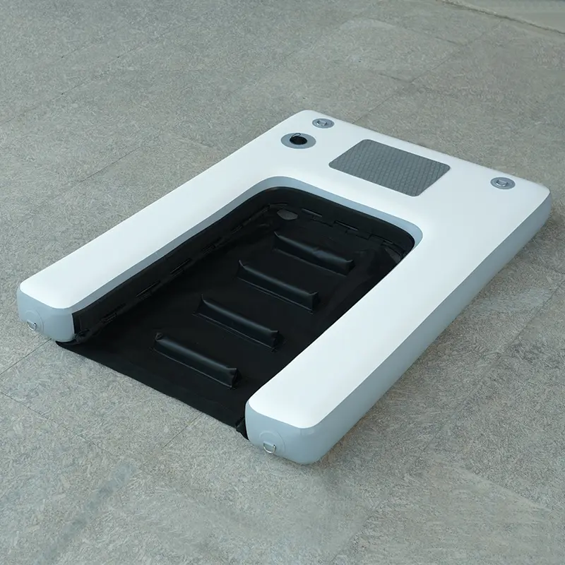 Inflatable Pup Plank Dog Float Floating Ramp Ladder for Pools Boats Docks Dog on Water Ladder Steps for Swimming Pets