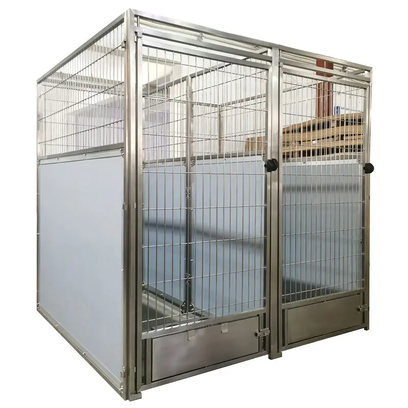 3D Customization Multifunction Pet Kennel Cage Pet Hospital Luxury Kennels Pet Boarding Modular Large Dog Kennel