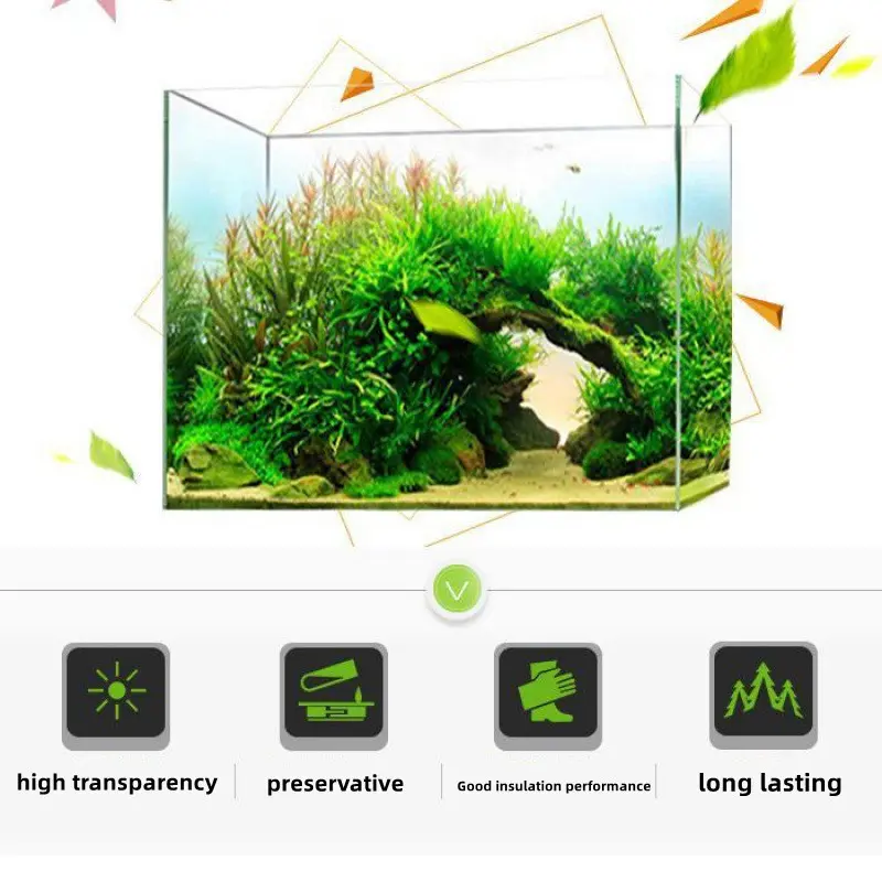 25 Gallon Ultra White Open Glass Fish Tank Coral Marine Aquarium
