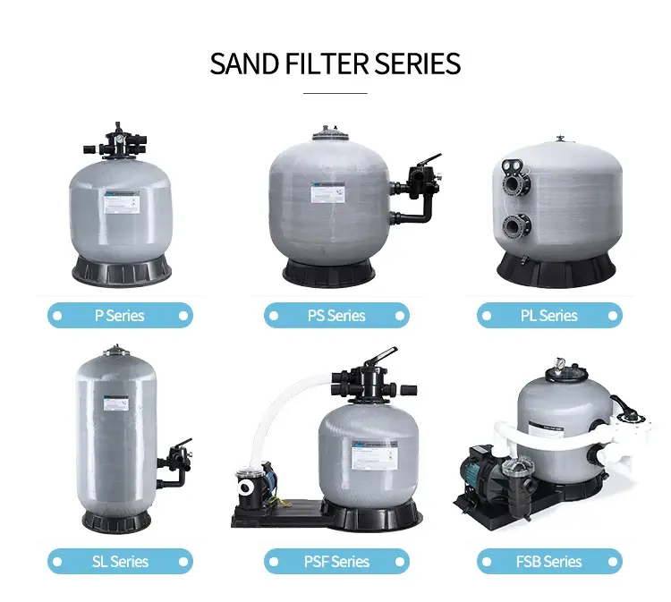 Sand Filter Fish Farm Water Treatment Pond Filter Swimming Pool Equipment