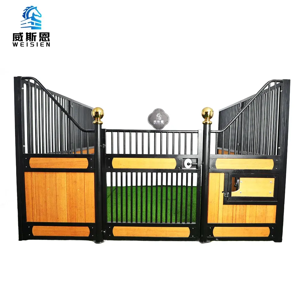 Portable Prefabricated Horse Stables Temporary Horse House with Stall Fronts New and Used Condition Available