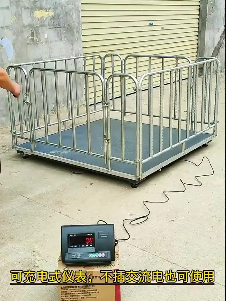wholesale electronic floor animal scale livestock weighing kit cattle livestock weighing scales for farm
