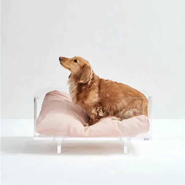 Factory Customized Clear Acrylic Pet Bed Modern Dog Bed Pet plastic bed