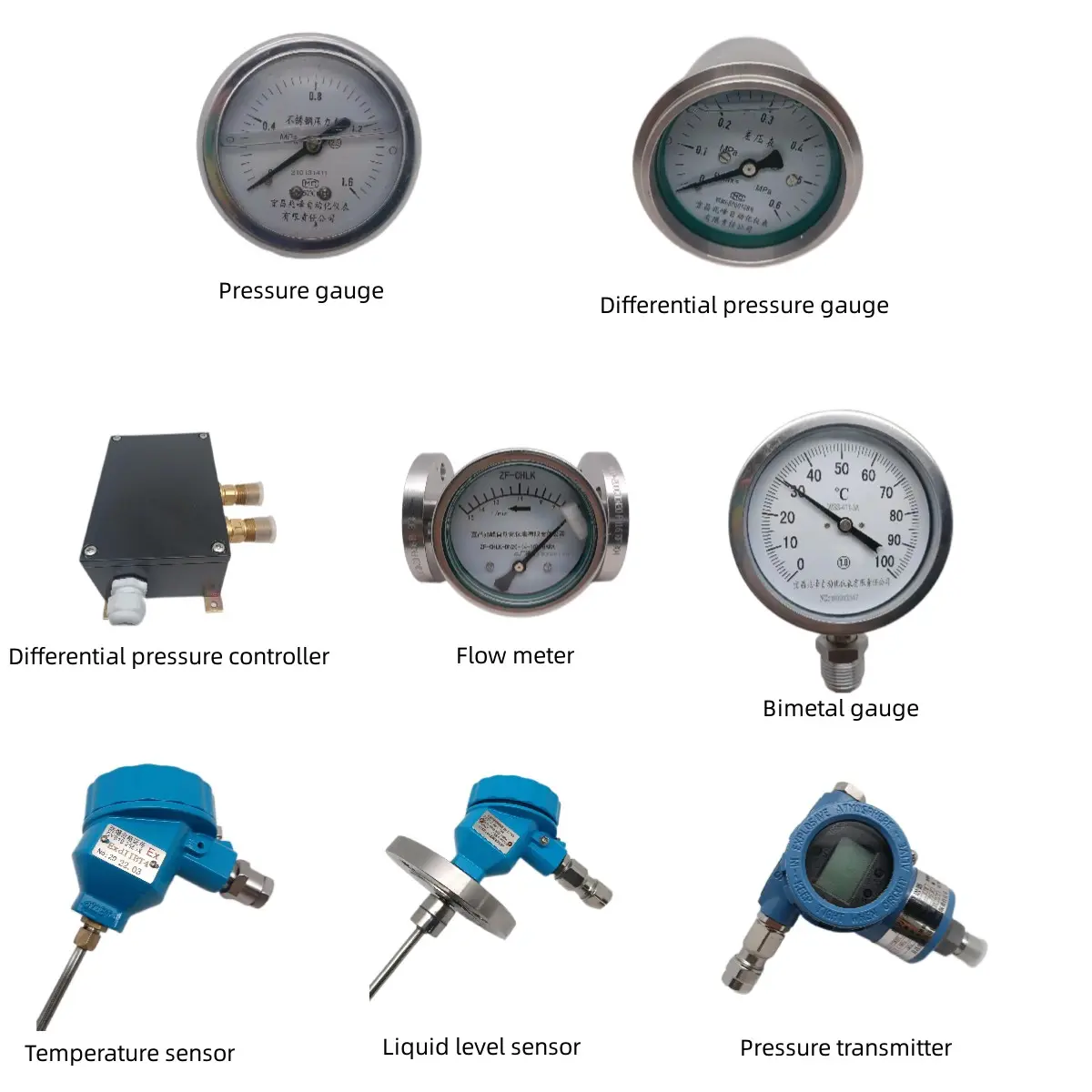 Petrol Chemical Power Plant Temperature Instrument Dial 150mm Bimetal Thermometer