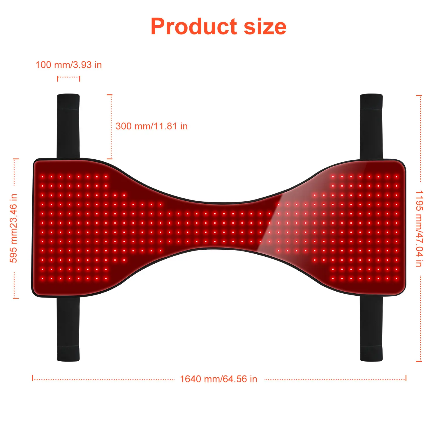 Equine 660nm 850nm Red Light Therapy blanket Battery powered Horse Pony Pair of Stifle Wraps for Equine belly Therapy