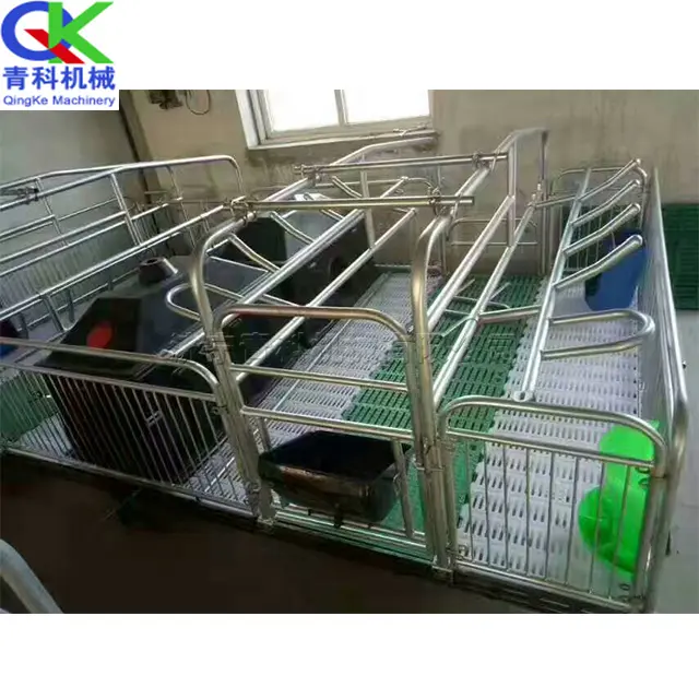 Animal birth bed farm raising equipment cast iron pig pen sow farrowing crate for sale  Pig cage with The pig obstetric table