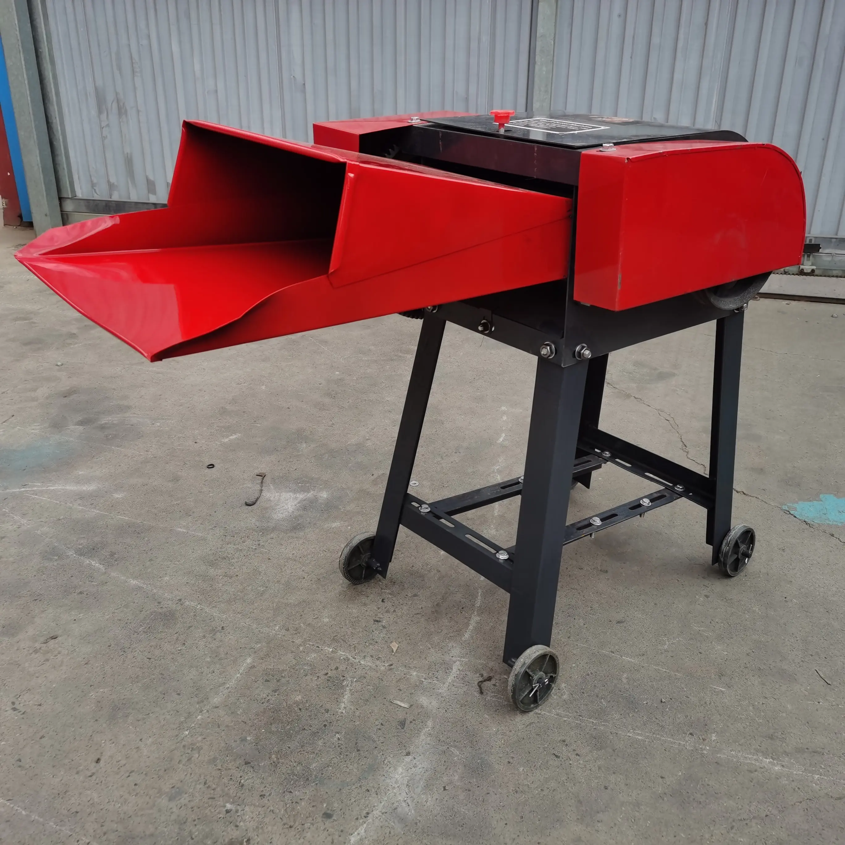 Diesel Chaff Cutter Machine Mini Chaff Straw Crusher Poultry Animal Cattle Feed Making Grass Shredder Silage Chopper