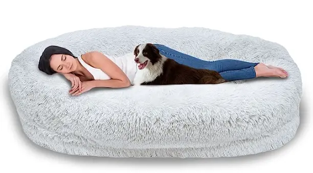 Wholesale Large Round Human Pet Dog Sofa Multi-Dog Sleeping Mat Removable Bed for Adult and Pet Dog