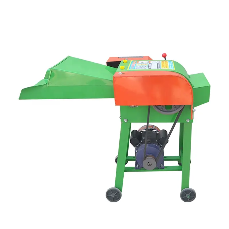 Diesel Chaff Cutter Machine Mini Chaff Straw Crusher Poultry Animal Cattle Feed Making Grass Shredder Silage Chopper
