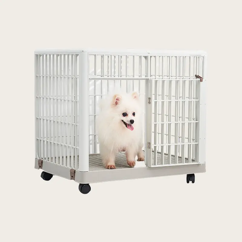 Factory Direct Sales Indoor/Outdoor Stackable Removable Plastic Pet Dog House Cages