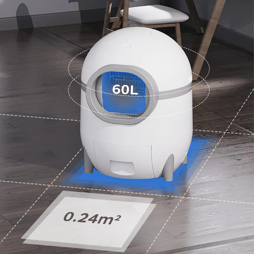 Pet Supplies Smart Large Cat Litter Box Fully Enclosed Automatic Cat Toilet for Cats
