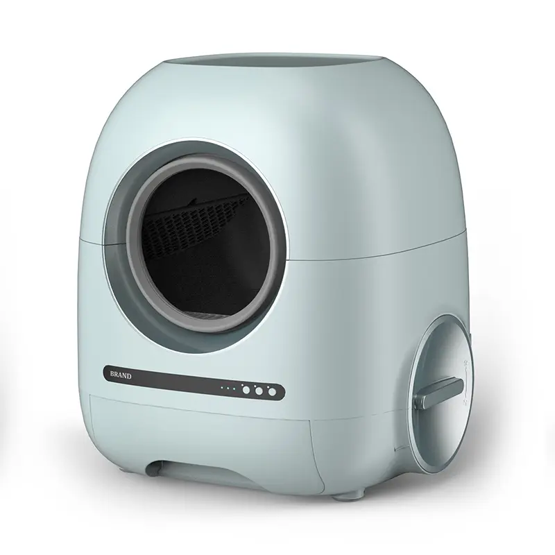 Eco-Friendly Self Cleaning Pet Cat Toilet Box Large Plastic Cat Litter Box Pan With Scoop
