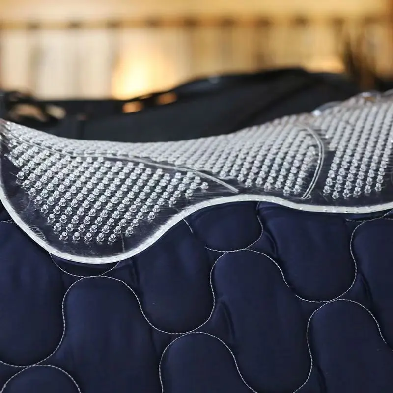 Horse Gel Silicone Saddle Pads for Equestrian Balance High Elasticity and Anti-slip Features