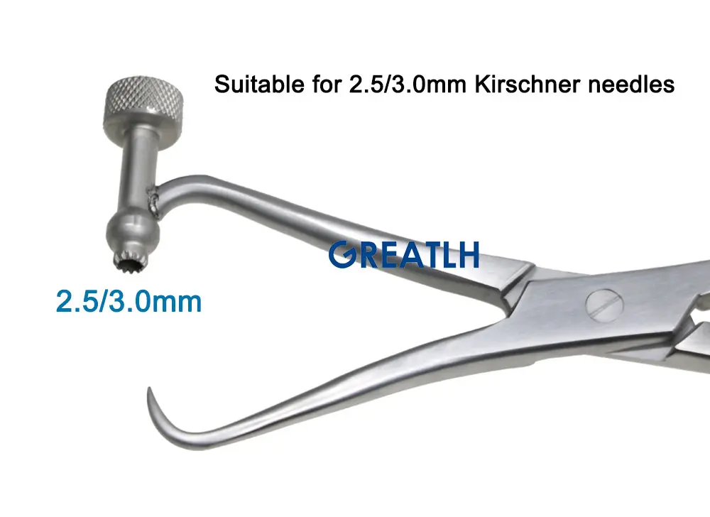 Stainless Steel Bone Reduction Forceps with Drill Guide Bone Plate Holding Forceps Orthopedic Pet Surgical Instrument