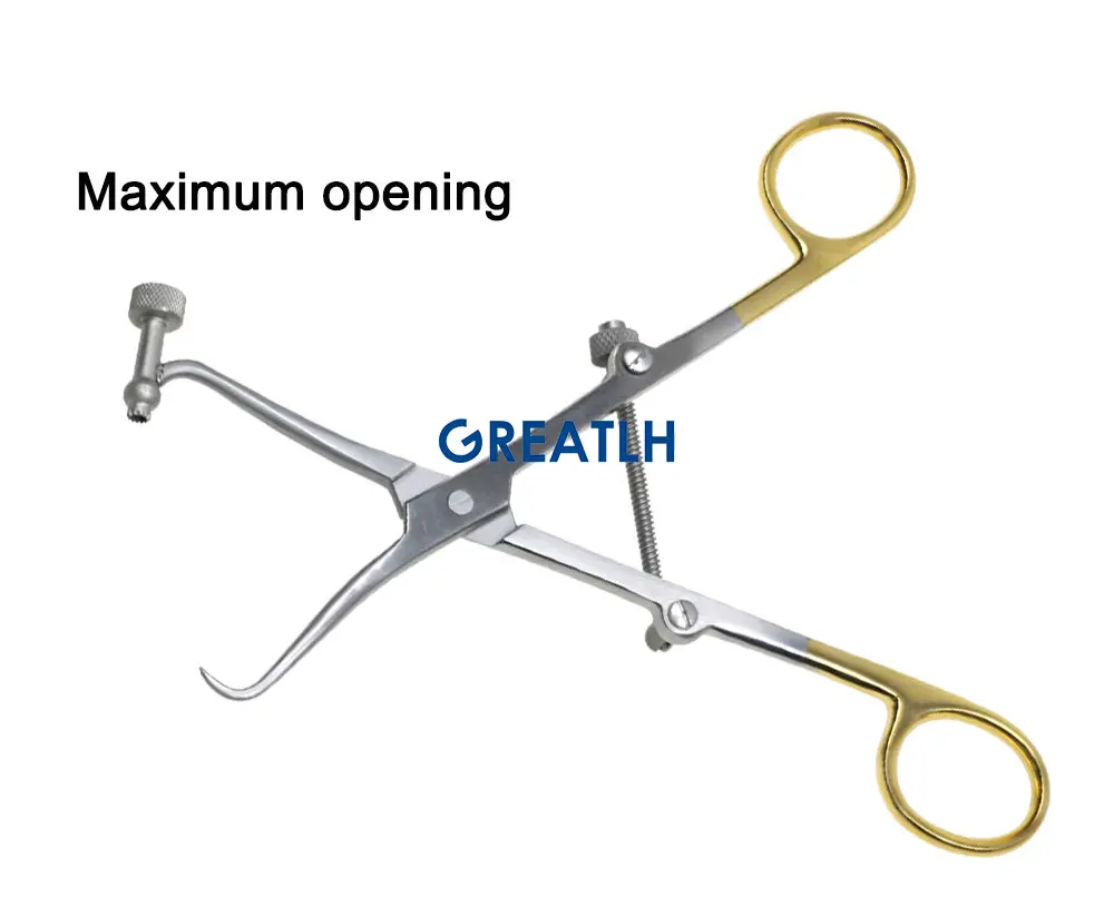 Stainless Steel Bone Reduction Forceps with Drill Guide Bone Plate Holding Forceps Orthopedic Pet Surgical Instrument