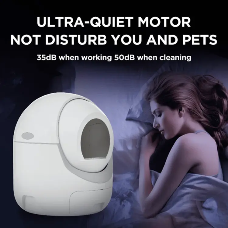 Smart Cats Self Cleaning Toilet Sandbox Automatic Cat Litter Box Furniture for Wifi