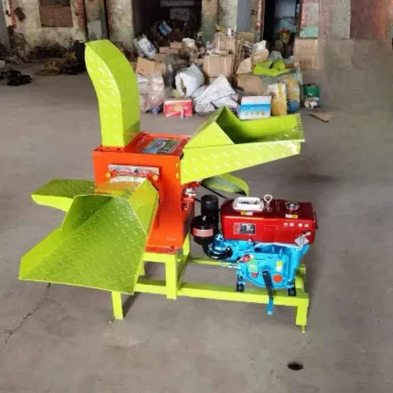 Agriculture Chaff Cutter Machine Diesel Cutter Stalk Cutter Chaff Grass Cattle And Sheep Feed Chopper