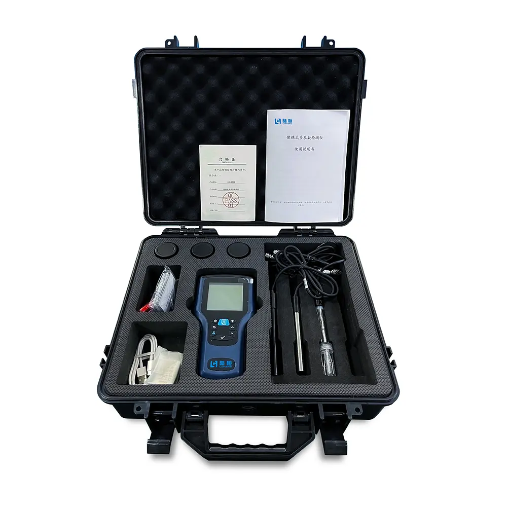 New Arrival Portable Multifunctional Water Quality Analyzer PH,ORP,Turbidity,Chlorine,Ammonia&Conductivity Optional Sensors