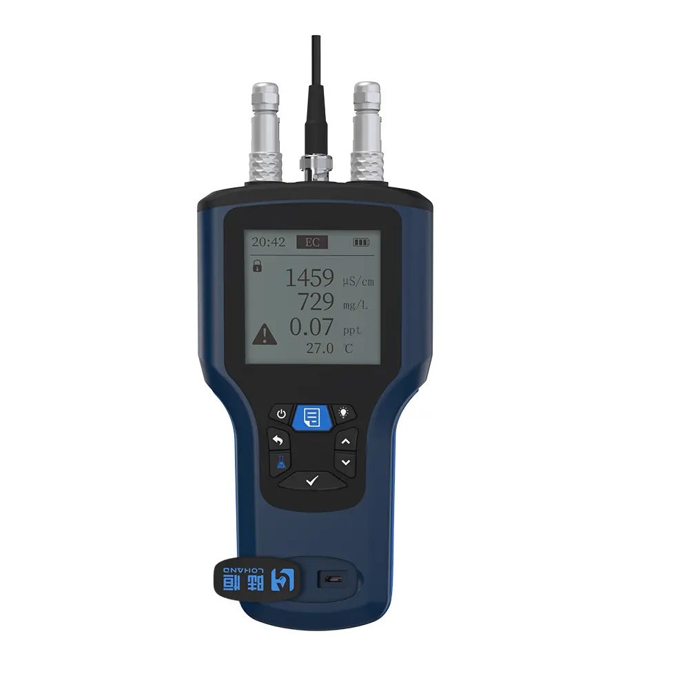 New Arrival Portable Multifunctional Water Quality Analyzer PH,ORP,Turbidity,Chlorine,Ammonia&Conductivity Optional Sensors