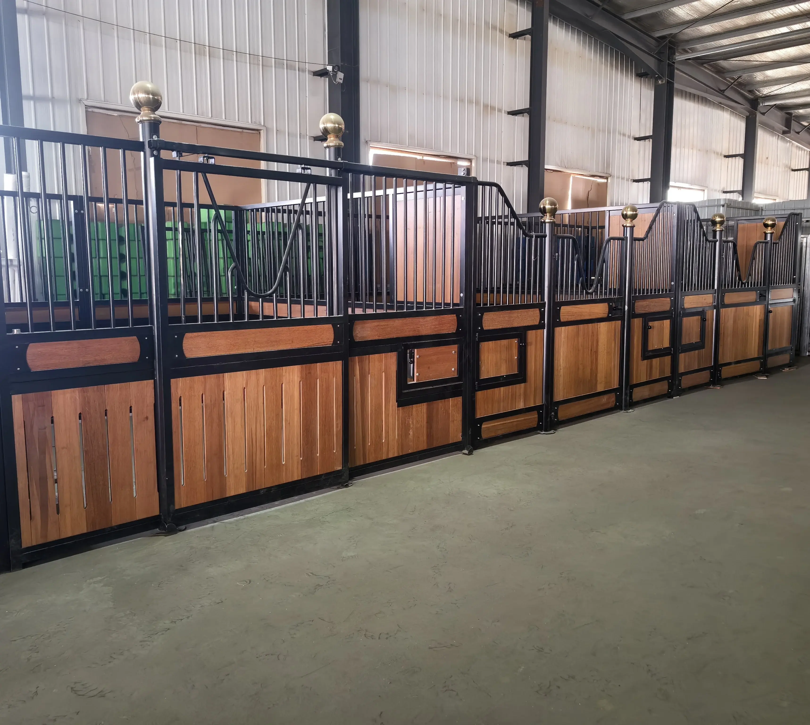 Equestrian barns european style fancy horse stable equipments for sale